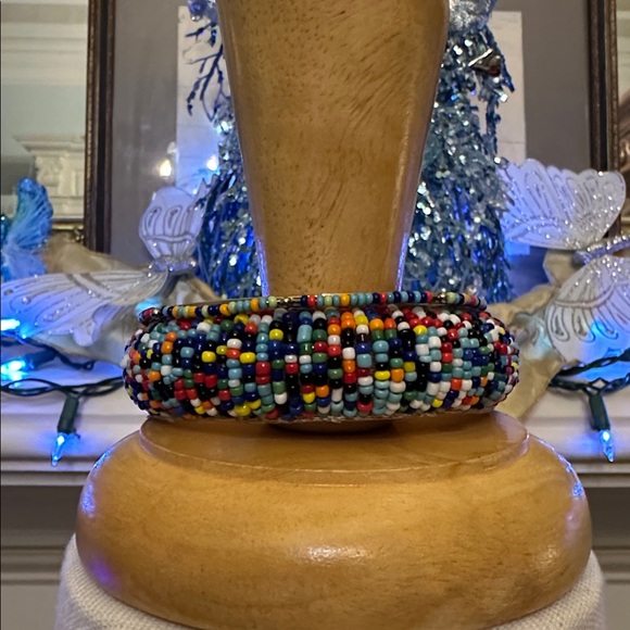 Multicolor Beaded Necklace, Bracelet and Earring Set - Picture 2 of 5